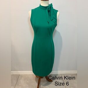 Calvin Klein Green Midi Dress